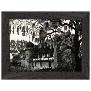 MC Escher  ESCHER 12 Premium Wooden Framed Art Print / Poster