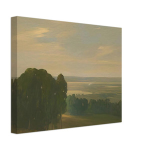 Xavier Martinez  Eucalyptus Grove in a Vast Landscape  Tonalism Canvas