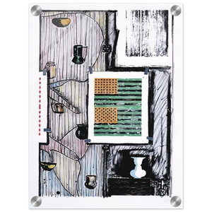 Jasper Johns  VENTRILOQUIST ULAE 235 Acrylic Print
