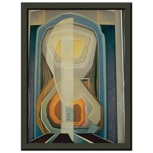 Lawren Harris Abstract Paint 20 1942 Premium Metal Framed Art Print / Poster