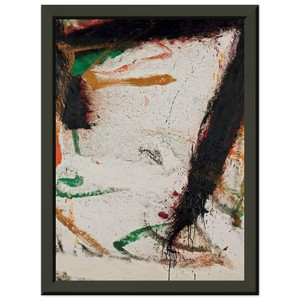 Norman Bluhm  Gronk  1964 Premium Metal Framed Art Print / Poster