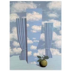 Rene Magritte  BEAUTIFUL WORLD 1962 Wood Print
