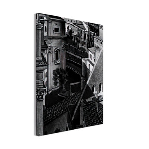 MC Escher  BERWEEN ST PETER AND SISTINE CHAPEL MARCH 1936 1936 Canvas