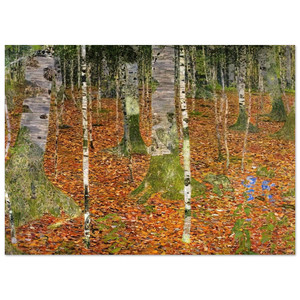Gustav Klimt  FARMHOUSE WITH BIRCH TREES 1903 Fine Art Poster / Art Print