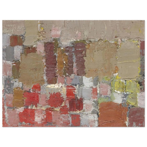 Nicolas de Stael  Composition  Art Informel N1 Aluminum Print