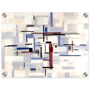 Bruno Munari  From Black to White Through Violet  1948 Acrylic Print