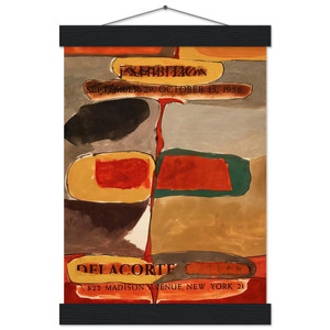 Will Barnet Untitled 1958 Museum-Quality Matte Paper Poster with Hanger