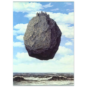 Rene Magritte  THE CASTLE OF THE PYRENEES 1959 Fine Art Poster / Art Print