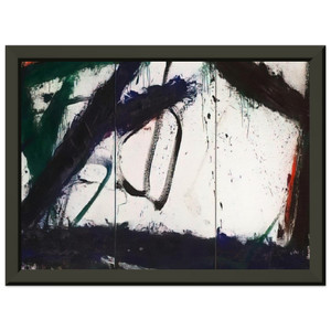 Norman Bluhm  Frozen Summer  1966 Premium Metal Framed Art Print / Poster