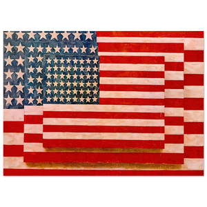 Jasper Johns  THREE FLAGS 1958 Fine Art Poster / Art Print