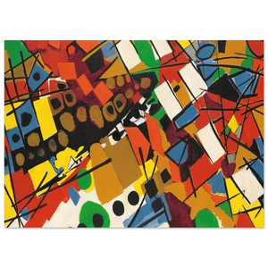 Ernst Wilhelm Nay  Pastorale  1954 Fine Art Poster / Art Print