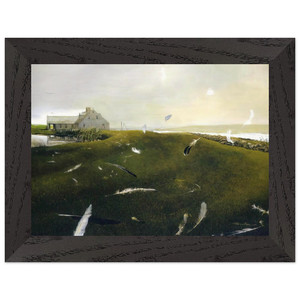 Andrew Wyeth  AIRBORNE Premium Wooden Framed Art Print / Poster