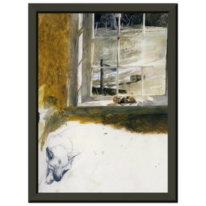 Andrew Wyeth  GROUNDHOG DAY 3 Premium Metal Framed Art Print / Poster