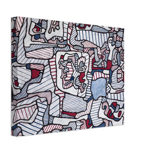 Jean Dubuffet  SITE INHABITED BY OBJECTS 1965 Canvas