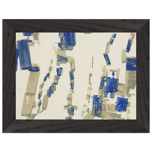 Charlotte Posenenske  Bretagne  1960 Premium Wooden Framed Art Print / Poster