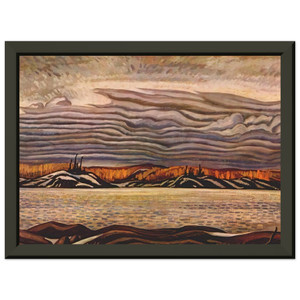 AY Jackson  Algoma in November  1935 Premium Metal Framed Art Print / Poster