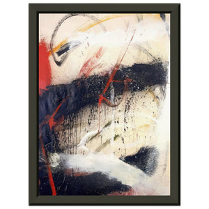 Norman Bluhm  Mathematics  1962 Premium Metal Framed Art Print / Poster