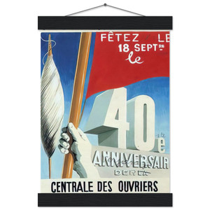 Magritte 1938 Textile Poster Museum-Quality Matte Paper Poster with Hanger