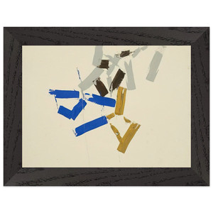 Charlotte Posenenske Untitled 1962 N10 Premium Wood Framed Art Print