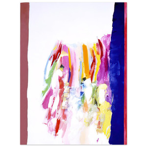 Ronnie Landfield  Jubilant Blue  1972 Aluminum Print