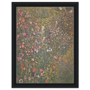 Gustav Klimt  ITALIAN HORTICULTURAL LANDSCAPE Framed Canvas