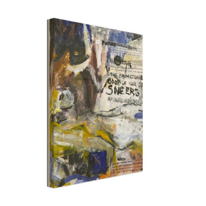 Grace Hartigan  THE ORANGES NO 1 BLACK CROWS 1949 Canvas