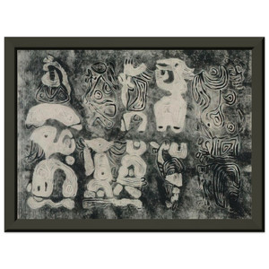 Karl Otto Gotz  Gilgamesh Premium Metal Framed Art Print / Poster