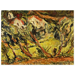 Chaim Soutine  CERET LANDSCAPE 1 Aluminum Print