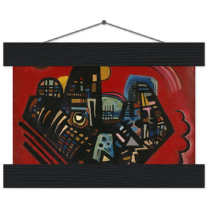 Wassily Kandinsky  BLACK RED 1928 Museum-Quality Matte Paper Poster with Hanger