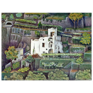 MC Escher  FARMHOUSE RAVELLO COLOUR Aluminum Print
