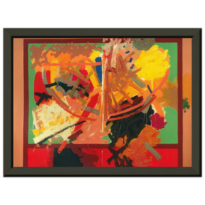 John Ferren  Greenock  1958 Premium Metal Framed Art Print / Poster