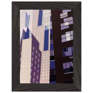 Charles Sheeler  Windows  1952 Premium Wooden Framed Art Print / Poster