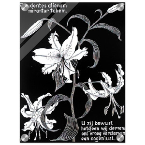 MC Escher  Flowers N2 Acrylic Print