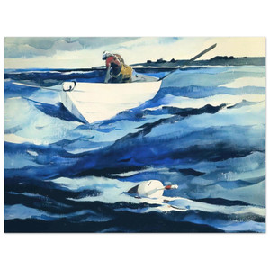 Andrew Wyeth  THE LOBSTERMAN Aluminum Print