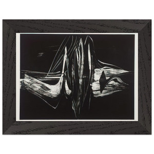 Karl Otto Gotz  Untitled N25 Premium Wooden Framed Art Print / Poster