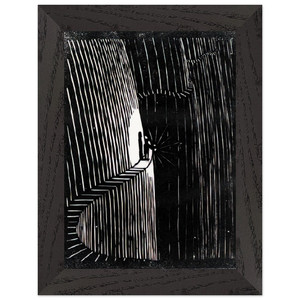 MC Escher  ESCHER 7 Premium Wooden Framed Art Print / Poster