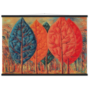 Rene Magritte  THE FIRE 1943 Museum-Quality Matte Paper Poster with Hanger