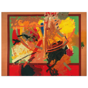 John Ferren  Greenock  1958 Wood Print