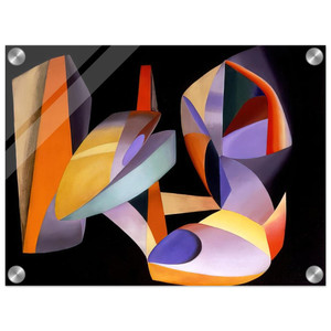 John Ferren  Paris Abstract  Abstract Art Acrylic Print