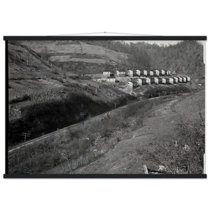 Ben Shahn COAL COMPANY TOWN IN JENKINS 1935 Matte Poster with Hanger