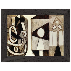 Pablo Picasso  Armchair  California  Premium Wooden Framed Art Print / Poster