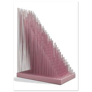 Jesus Rafael Soto  PROGRESION ROSA Fine Art Poster / Art Print