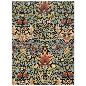 William Morris  SNAKESHEAD PRINTED TEXTILE 1876 Wood Print