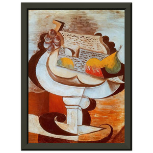Pablo Picasso  Fruit dish Premium Metal Framed Art Print / Poster