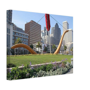 Claes Oldenburg  CUPID S SPAN COLLABORATION WITH VAN BRUGGEN 2002 Canvas