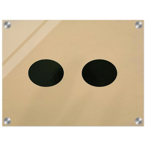 Alexander Liberman  Two Circles  1950 Acrylic Print