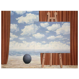 Rene Magritte  THE FAIR CAPTIVE 1965 Wood Print
