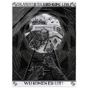 MC Escher  NEW YEAR S GREETING CARD Acrylic Print