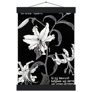MC Escher  Flowers N2 Museum-Quality Matte Paper Poster with Hanger