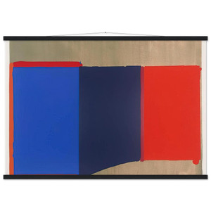 John Hoyland  Blues Reds  1969 Museum-Quality Matte Paper Poster with Hanger